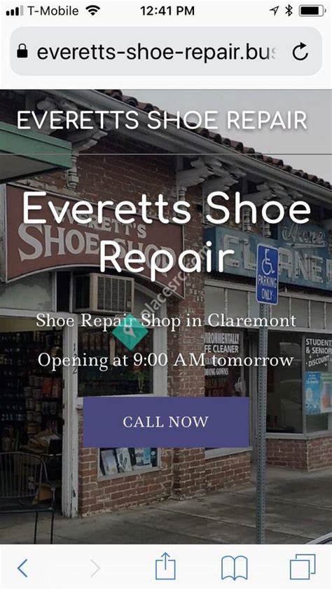 everett's shoe repair claremont.